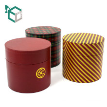 Glatte Laminierungs-Druckbehandlung und aufbereitete Materialien Eigenschaft Runde Zylinder Weihnachtsgeschenkbox